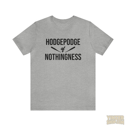 "Hodgepodge of Nothingness " - Unisex Jersey Short Sleeve Tee T-Shirt Printify Athletic Heather S 