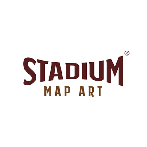 Stadium Map Art Logo