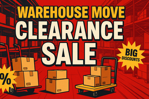 Clearance Sale - Warehouse Move