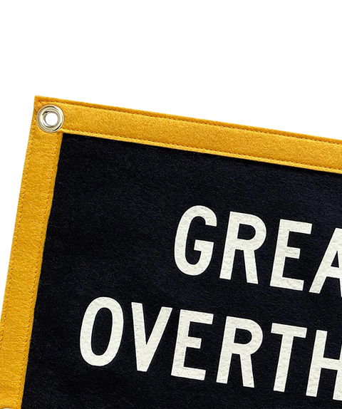 Great Minds Overthink Alike Camp Flag • Holy Smokes x Oxford Pennant