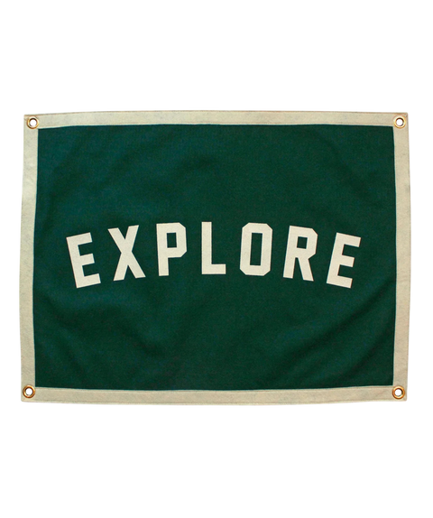 Explore Camp Flag Camp Flag Oxford Pennant   