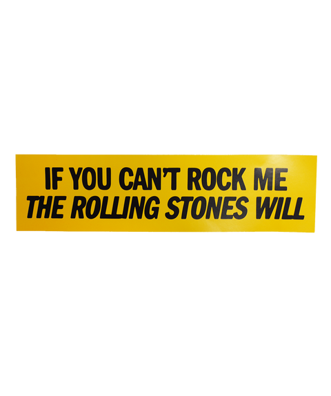 The Rolling Stones Bumper Sticker • The Rolling Stones x Oxford Pennant