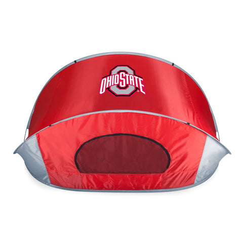 Ohio State Buckeyes - Manta Portable Beach Tent  Picnic Time Family of Brands Red  