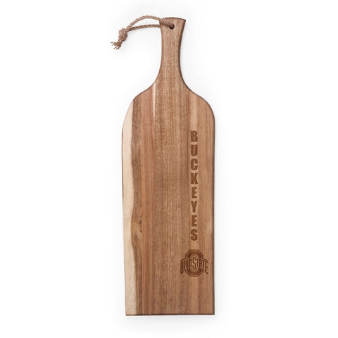 Ohio State Buckeyes - Artisan 24" Acacia Charcuterie Board Charcuterie Board Picnic Time Family of Brands Acacia Wood  