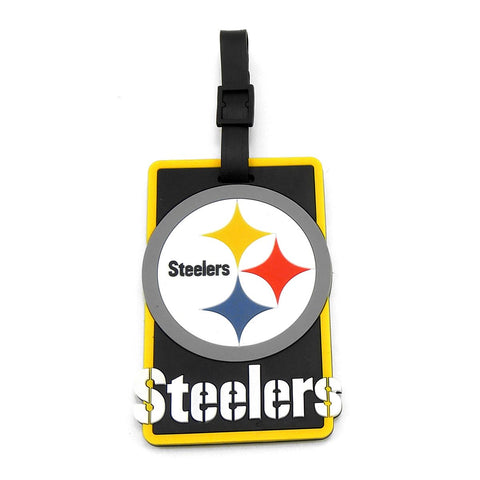 Pittsburgh Steelers Logo Soft Luggage Tag Luggage Tag Turnovers Inc