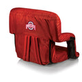 Ohio State Buckeyes - Ventura Portable Reclining Stadium Seat  Picnic Time Family of Brands Red  