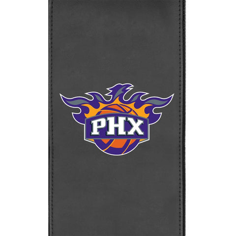 Silver Loveseat with Phoenix Suns Secondary