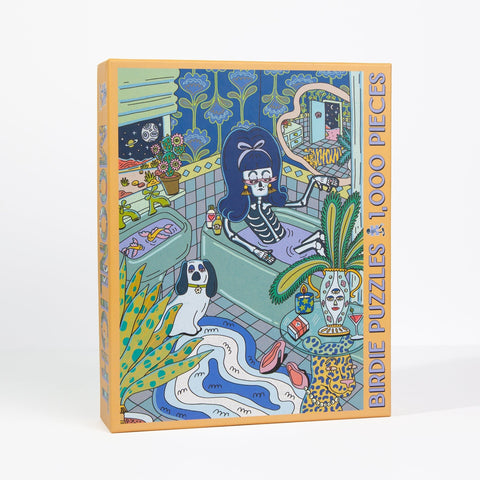 1000 Piece Puzzle - Birdie Puzzles Moonlight Jigsaw Art by Emily Reay Jigsaw Puzzles - YinzerShop