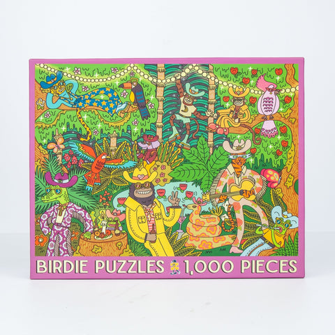 1,000 Piece Puzzle – Party Down | Colorful Jigsaw Set with Honky Tonk Theme Jigsaw Puzzles - YinzerShop