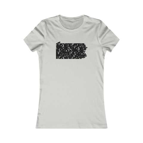 Pennsylvania Grunge - Women's Favorite Tee