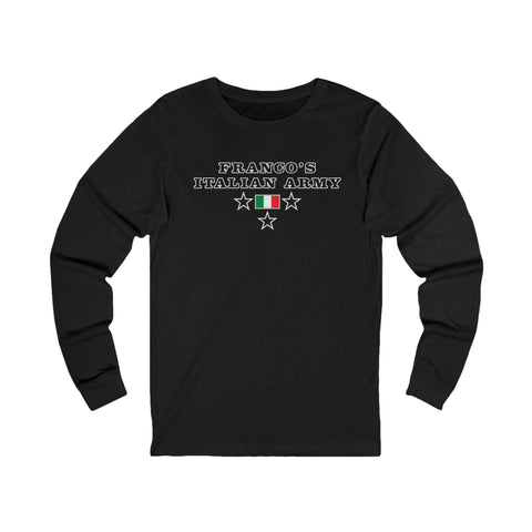 Franco's Italian Army  - Unisex bella+canvas 3501 Long Sleeve Tee