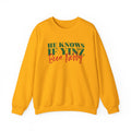 He Knows If Yinz Been Nebby - -Unisex Heavy Blend™ Crewneck Sweatshirt Sweatshirt Printify Gold S