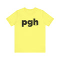 Pittsburgh PGH T-Shirt - Short Sleeve Tee T-Shirt Printify Yellow S