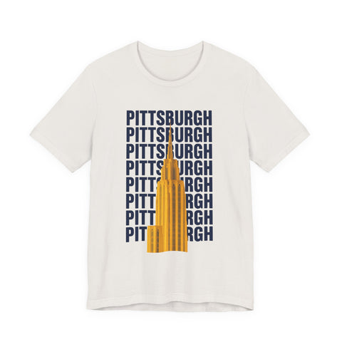 Pittsburgh Art Deco - Unisex Jersey Short Sleeve Tee