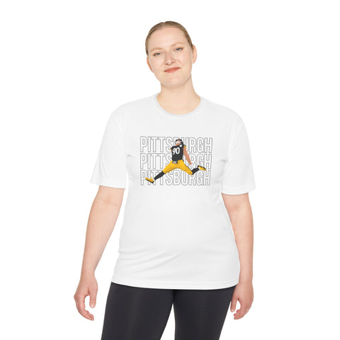 Pittsburgh Victory Jump - Sport-Tek Unisex Moisture Wicking Tee