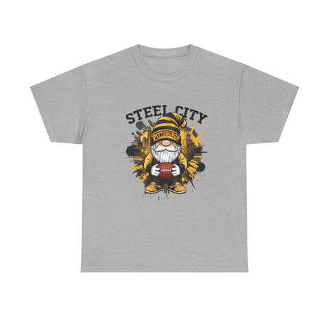 Steel City Gnome - Unisex Heavy Cotton Tee