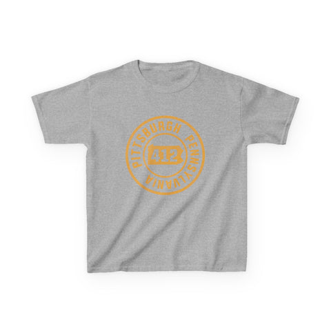 412 Pittsburgh Stamp - Kids Graphic T-Shirt