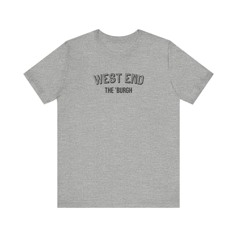 West End - The Burgh Neighborhood Series - Unisex Jersey Short Sleeve Tee