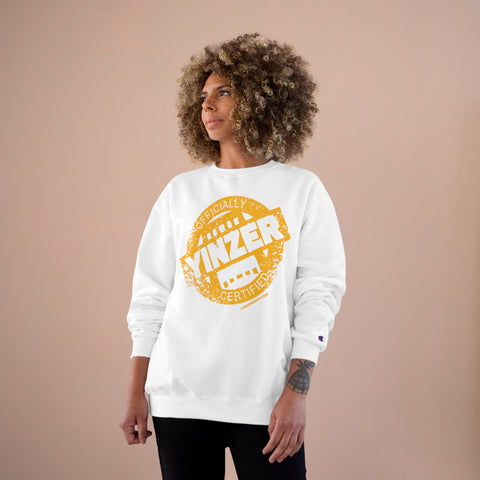 Certified Yinzer - Champion Crewneck Sweatshirt Sweatshirt Printify   