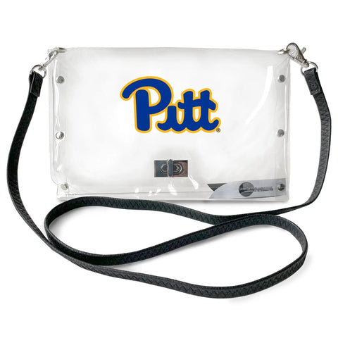 University of Pittsburgh Clear Envelope Purse University of Pittsburgh Little Earth Productions   