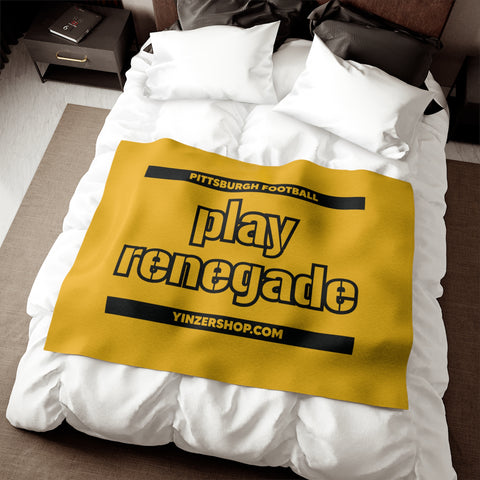 Play Renegade - TT Style - Sweatshirt Blanket Home Decor Printify 80" × 60"  