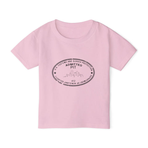 Pittsburgh Border Stamp - Toddler T-Shirt