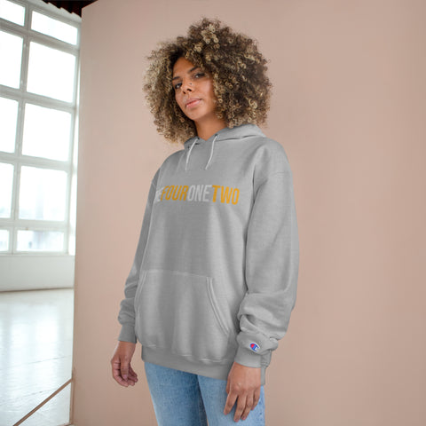 The Four One Two - Area Code - Champion Hoodie Hoodie Printify   