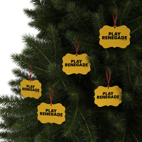 Pittsburgh Play Renegade Aluminum Ornaments (1pc, 5pcs, 10pcs, 20pcs) Home Decor Printify