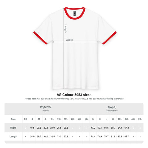 USA Dibs on the Moon Men's Staple Ringer Tee