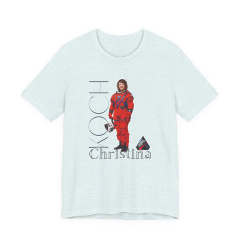 Astronaut Christina Koch Artemis 2 Space Suit Tee Graphic T-Shirt