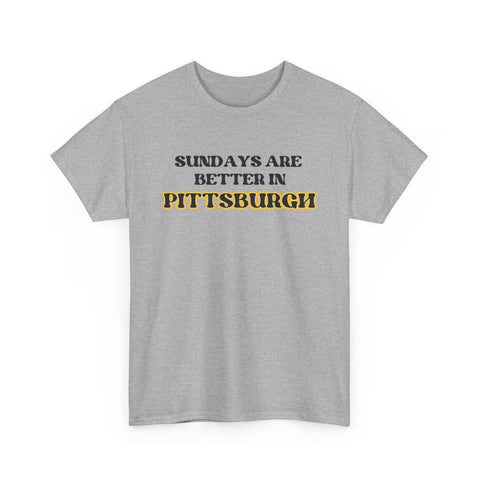 Pittsburgh Sundays - Unisex Heavy Cotton Tee