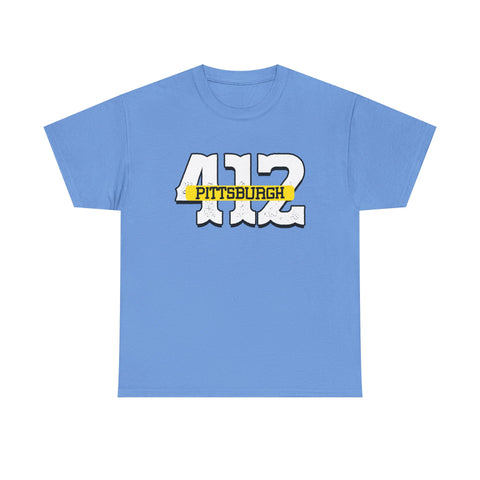 412 Pittsburgh - Unisex Heavy Cotton Tee