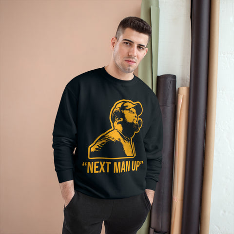 Next Man Up - Tomlin Quote - Champion Crewneck Sweatshirt Sweatshirt Printify   