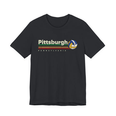Pittsburgh Vintage Volleyball - Unisex Jersey Short Sleeve Tee