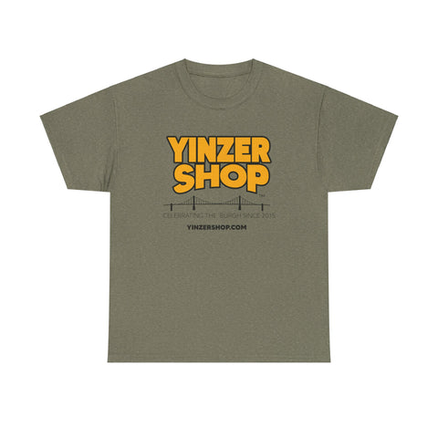 YinzerShop Serving Since 2015 - Gildan 5000 Unisex Heavy Cotton Tee T-Shirt Printify Heather Military Green S