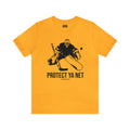 Protect Ya Net - Hockey - Short Sleeve Tee T-Shirt Printify Gold S 