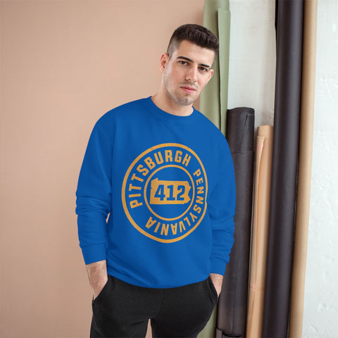 412 Pittsburgh Stamp - Champion Sweatshirt