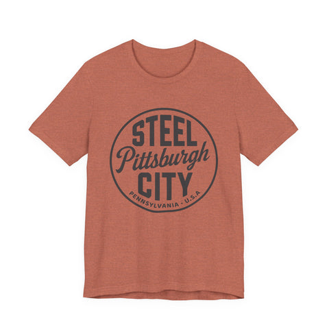 Pittsburgh - Steel City - Unisex Jersey Short Sleeve Tee