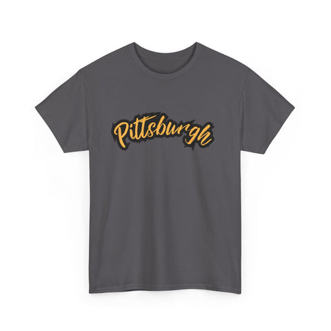 Pittsburgh Grunge - Unisex Heavy Cotton Tee