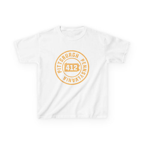 412 Pittsburgh Stamp - Kids Graphic T-Shirt