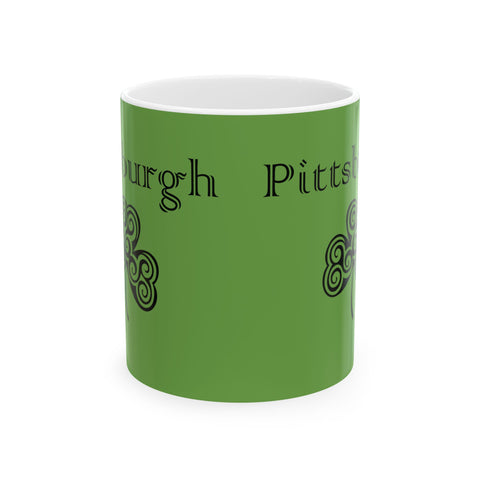 Pittsburgh Irish Clover -  Coffee Mugs (11oz, 15oz)