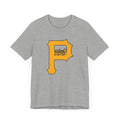 Pittsburgh Skyline - P for Pittsburgh Series - Short Sleeve Tee T-Shirt Printify   