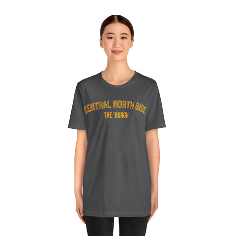 Central North Side  - The Burgh Neighborhood Series - Unisex Jersey Short Sleeve Tee T-Shirt Printify   