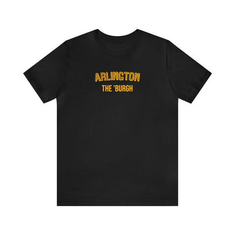 Arlington - The Burgh Neighborhood Series - Unisex Jersey Short Sleeve Tee T-Shirt Printify Black S 
