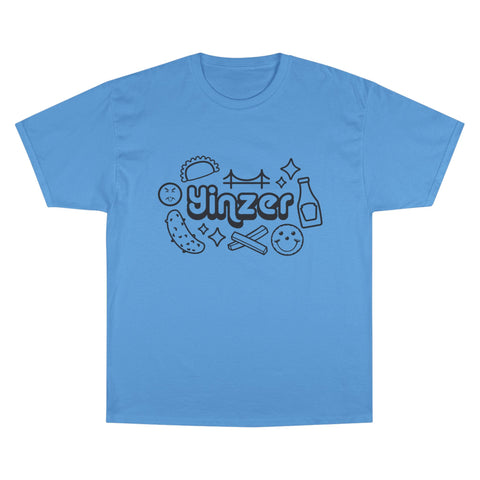 Yinzer Icon Doodles - Champion T-Shirt