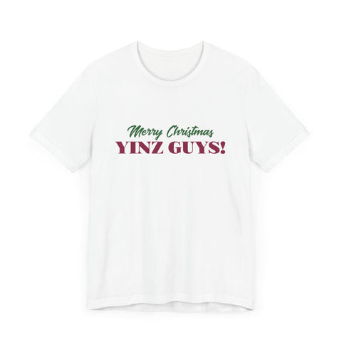 Merry Christmas Yinz Guys - Pittsburgh Christmas Shirt T-Shirt Printify