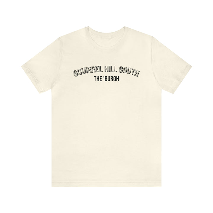 Squirrel Hill South - The Burgh Neighborhood Series - Unisex Jersey Short Sleeve Tee T-Shirt Printify Natural S 