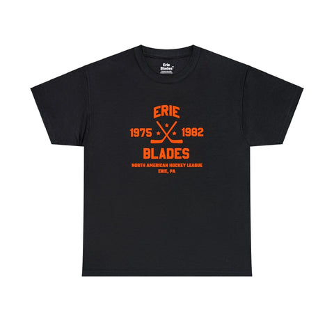 Erie Blades™ Double Sided T-Shirt T-Shirt Vintage Ice Hockey   