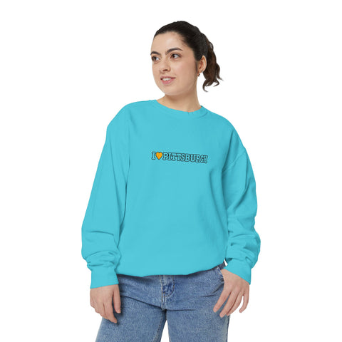 I Love Pittsburgh Heart Comfort Colors® 1566 Sweatshirt
