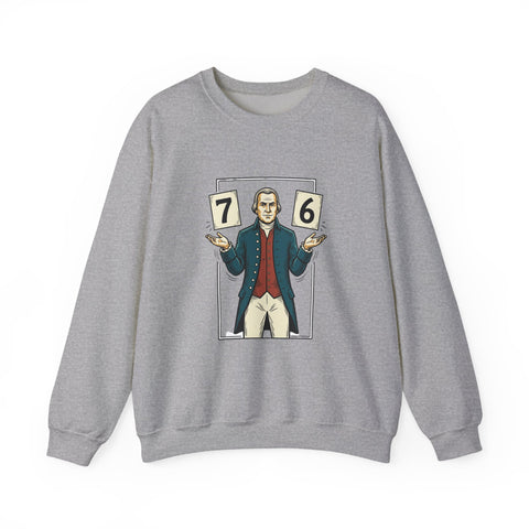 Spirit of '76 Meme Crewneck Sweatshirt | 6-7 Revolutionary War Parody